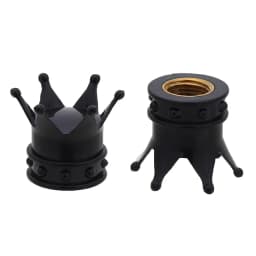 2/4pcs/lot Bicycle Tire Valve Caps Universal Dustproof Gold Crown Tyre Wheel Stem Air Valve Caps Tire Valve Auto Truck Bike HOT