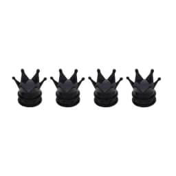 2/4pcs/lot Bicycle Tire Valve Caps Universal Dustproof Gold Crown Tyre Wheel Stem Air Valve Caps Tire Valve Auto Truck Bike HOT
