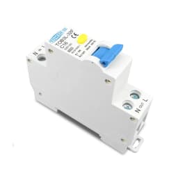 TOMZN RCBO 1P+N 6kA Residual Current Differential Auto Circuit Breaker Over Current Leakage Protection 18MM 230V 50/60Hz
