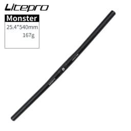 Litepro Monster Folding Bike Horizontal 25.4*540/580mm Aluminium Alloy Ultra Light Handlebars Bicycle Parts