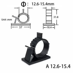 10 Pcs Under Desk Cable Organizer USB Winder Desktop Tidy Clips Management Wire Holder for Mouse Headphone TV Cord Accessories