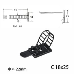 10 Pcs Under Desk Cable Organizer USB Winder Desktop Tidy Clips Management Wire Holder for Mouse Headphone TV Cord Accessories