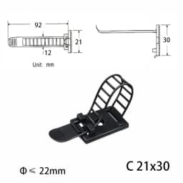 10 Pcs Under Desk Cable Organizer USB Winder Desktop Tidy Clips Management Wire Holder for Mouse Headphone TV Cord Accessories