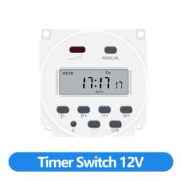 GTHURCS 220V 110V 24V 12V CN101A Timer Switch Digital LCD Power Timer Programmable Time Switch Relay 16A high quality CN101