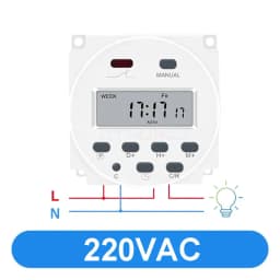 GTHURCS 220V 110V 24V 12V CN101A Timer Switch Digital LCD Power Timer Programmable Time Switch Relay 16A high quality CN101