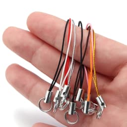 50pcs/lot Hand Wrist Lanyard String Short Grip Lanyard Mobile Phone Strap for USB Flash Drive Keychain ID Badge Holder DIY