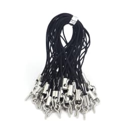 50pcs/lot Hand Wrist Lanyard String Short Grip Lanyard Mobile Phone Strap for USB Flash Drive Keychain ID Badge Holder DIY