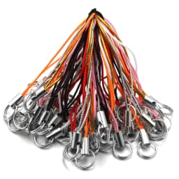 50pcs/lot Hand Wrist Lanyard String Short Grip Lanyard Mobile Phone Strap for USB Flash Drive Keychain ID Badge Holder DIY