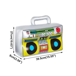 Microphone Balloons Karaoke Inflatable Speaker For 80s 90s Party Decor Boy Rapper Hip Hop Birthday Party Music Mike Ballon Toy