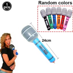 Microphone Balloons Karaoke Inflatable Speaker For 80s 90s Party Decor Boy Rapper Hip Hop Birthday Party Music Mike Ballon Toy