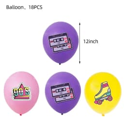 Microphone Balloons Karaoke Inflatable Speaker For 80s 90s Party Decor Boy Rapper Hip Hop Birthday Party Music Mike Ballon Toy