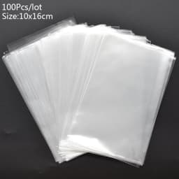 100Pcs Transparent Plastic Bags Candy Lollipop Cookie Packaging Clear Opp Cellophane Bag Christmas Gift Wedding Birthday Party