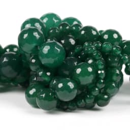 Natural Green Treasure Emeralds Jades Stone Round Loose Beads For Jewelry Making 4/6/8/10/12mm DIY Bracelet Necklace