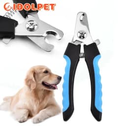 Professional Pet Nail Clipper with Safety Guard Stainless Steel Scissors Cat Dog for Claw Care Grooming Supplies Size Fits
