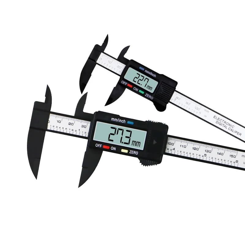 150mm 100mm Electronic Digital Caliper Carbon Fiber Dial Vernier Caliper Gauge Micrometer Measuring Tool Digital Ruler