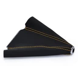 16mm Universal Suede Leather Car Gear Shift Collars Carbon Fiber Auto Car Manual Stick Shifter Knob Gear Shift Boot Cover Gaiter