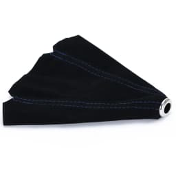 16mm Universal Suede Leather Car Gear Shift Collars Carbon Fiber Auto Car Manual Stick Shifter Knob Gear Shift Boot Cover Gaiter