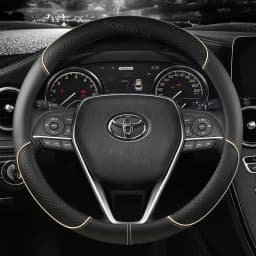 Car Steering Wheel Cover Leather 38cm For Toyota Corolla Fortuner Sequoia Auris Avensis YARIS Vios Celica 86 Rav4 4Runner C-HR