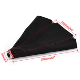16mm Universal PU Suede Leather Car Gear Shift Collars Auto Car Manual Stick Shifter Knob Gear Shift Boot Cover Gaiter