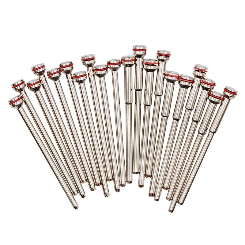 10pcs Dental Material Dental Holding Needle Polished Shaft Polishing Shank Mandrel Burs Rotary Tool For Polisher Machine Cutting