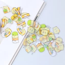 50 Pcs/pack Kawaii Stickers DIY Cute Cartoon PVC Stickers Lovely Cat Bear Sticker For Diary Decoration Korean Stationery