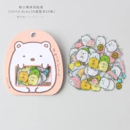 50 Pcs/pack Kawaii Stickers DIY Cute Cartoon PVC Stickers Lovely Cat Bear Sticker For Diary Decoration Korean Stationery