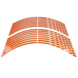 17"18"19"/16pcs Strips Motorcycle Car Wheel Tire Stickers Reflective Rim Tape Motorbike Auto Decals for KTM Yamaha Suzuki Honda