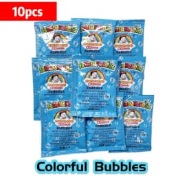 1-10pcs Bubble Machine Supplement Liquid Colorful Bubble Concentrated Granules 10pcs ≈ 500ml Bubble Gun Supplement Granules