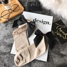 Fashion Cute Bow Short Socks Women Harajuku Ankle Cotten Socks Autumn Summer Hipster Ankle Funny Socks Female Top Quality
