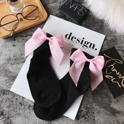 Fashion Cute Bow Short Socks Women Harajuku Ankle Cotten Socks Autumn Summer Hipster Ankle Funny Socks Female Top Quality