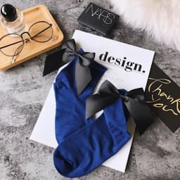 Fashion Cute Bow Short Socks Women Harajuku Ankle Cotten Socks Autumn Summer Hipster Ankle Funny Socks Female Top Quality