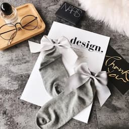 Fashion Cute Bow Short Socks Women Harajuku Ankle Cotten Socks Autumn Summer Hipster Ankle Funny Socks Female Top Quality