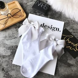 Fashion Cute Bow Short Socks Women Harajuku Ankle Cotten Socks Autumn Summer Hipster Ankle Funny Socks Female Top Quality