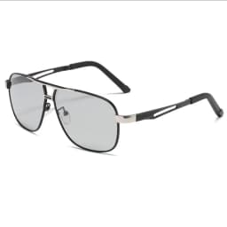 Men Driving Chameleon Sun Glasses for Day and Night Dual-use Male Color Change Lens Vision Polarized Photochromic Sunglasses