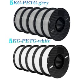 KINGROON 10KG PLA Filament PETG 3D Filament 1.75mm For 3D Printer Filament Bundle Mixed Colors FDM Printing Material Fast Ship