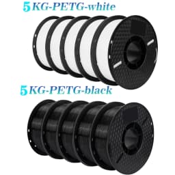 KINGROON 10KG PLA Filament PETG 3D Filament 1.75mm For 3D Printer Filament Bundle Mixed Colors FDM Printing Material Fast Ship