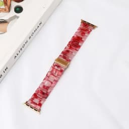 Luxury Resin strap for Apple Watch Ultra 2 Band 49mm 45mm 41mm 40mm 44mm 38mm 42mm Link bracelet iwatch series 9 7 8 6 se 5 4 3
