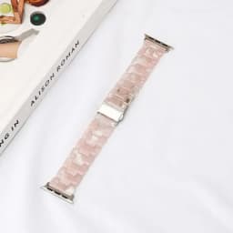 Luxury Resin strap for Apple Watch Ultra 2 Band 49mm 45mm 41mm 40mm 44mm 38mm 42mm Link bracelet iwatch series 9 7 8 6 se 5 4 3