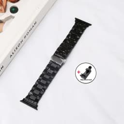 Luxury Resin strap for Apple Watch Ultra 2 Band 49mm 45mm 41mm 40mm 44mm 38mm 42mm Link bracelet iwatch series 9 7 8 6 se 5 4 3