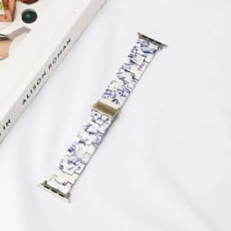 Luxury Resin strap for Apple Watch Ultra 2 Band 49mm 45mm 41mm 40mm 44mm 38mm 42mm Link bracelet iwatch series 9 7 8 6 se 5 4 3