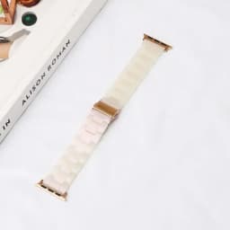 Luxury Resin strap for Apple Watch Ultra 2 Band 49mm 45mm 41mm 40mm 44mm 38mm 42mm Link bracelet iwatch series 9 7 8 6 se 5 4 3