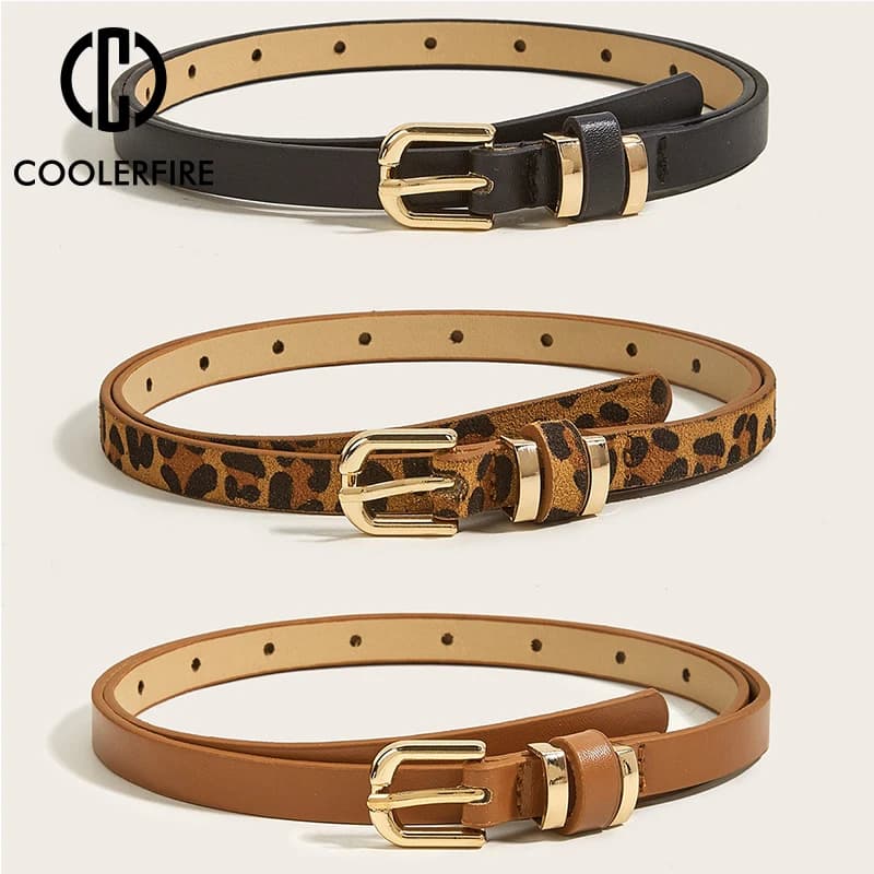 Belts for Women Designer Belts Fashion Belts for Lady Black Waist Belt Ladies Belt Strap for Dresses Belt Female Pu Leather CY06