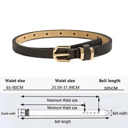Belts for Women Designer Belts Fashion Belts for Lady Black Waist Belt Ladies Belt Strap for Dresses Belt Female Pu Leather CY06