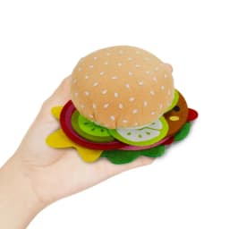28PCS Felt Food Burger Sandwich Food Set Children Pretend to Play Food Sandwich Toys Children's Kitchen Role Playing Gifts
