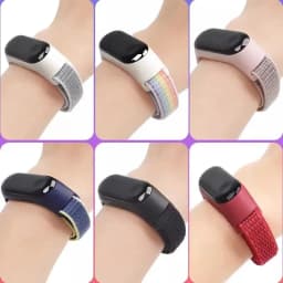 Nylon Strap For Xiaomi Mi Band 7 6 5 4 3 Bracelet Watchband Pulsera Correa Strap Miband 7 6 5 4 3 Bracelet Wristband Sport Loop