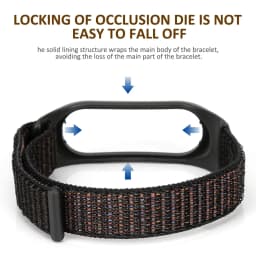 Nylon Strap For Xiaomi Mi Band 7 6 5 4 3 Bracelet Watchband Pulsera Correa Strap Miband 7 6 5 4 3 Bracelet Wristband Sport Loop