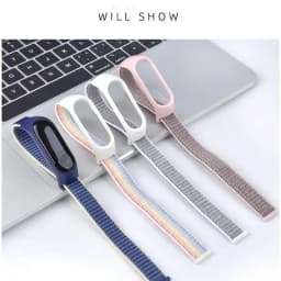 Nylon Strap For Xiaomi Mi Band 7 6 5 4 3 Bracelet Watchband Pulsera Correa Strap Miband 7 6 5 4 3 Bracelet Wristband Sport Loop