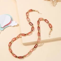 Elegant Candy Color Acrylic Glasses Chain Multicolor Sunglasses Lanyard Necklace Women Reading Glasses Hanging Neck Strap Rope