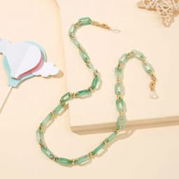 Elegant Candy Color Acrylic Glasses Chain Multicolor Sunglasses Lanyard Necklace Women Reading Glasses Hanging Neck Strap Rope