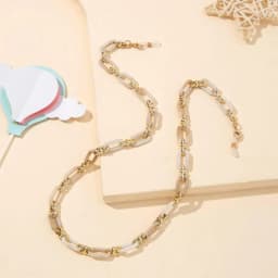 Elegant Candy Color Acrylic Glasses Chain Multicolor Sunglasses Lanyard Necklace Women Reading Glasses Hanging Neck Strap Rope